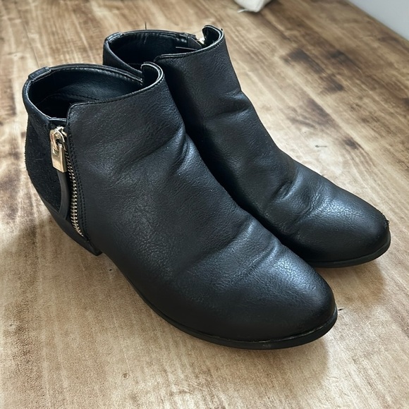 Call It Spring Black Ankle Booties - Picture 2 of 9